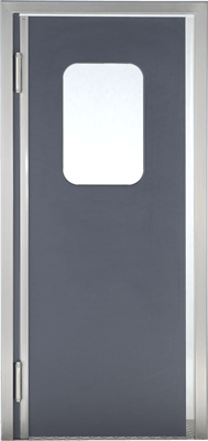 PE swingdoors dark grey Grothaus GP210